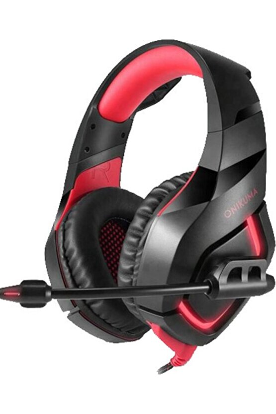 Profesyonel Led Işıklı Mikrofonlu Oyuncu Kulaklığı Pctvps4telefon Uyumlu Gaming Headphone