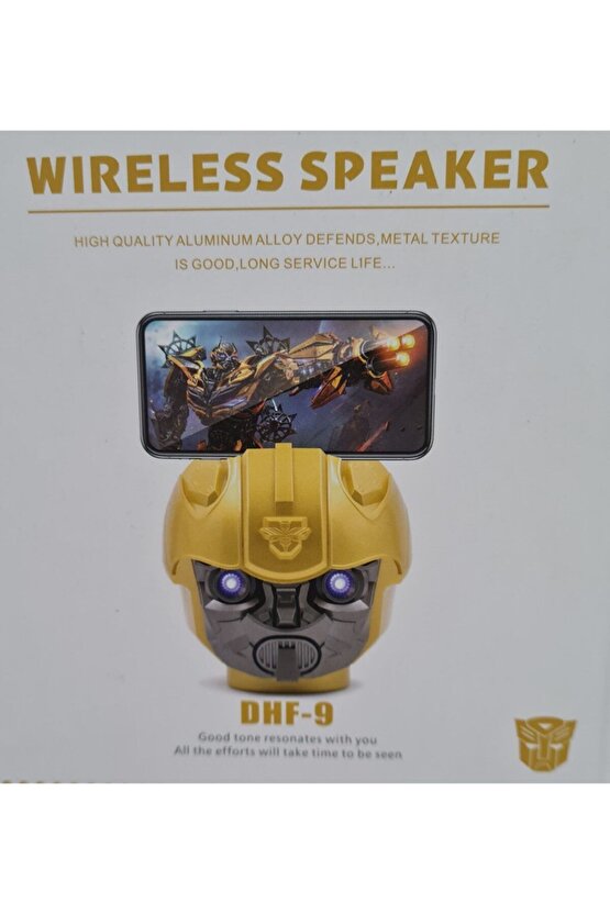 Bumblebee Bluetooth Hoparlör Kablosuz Speaker Sdusb Fm Radyo