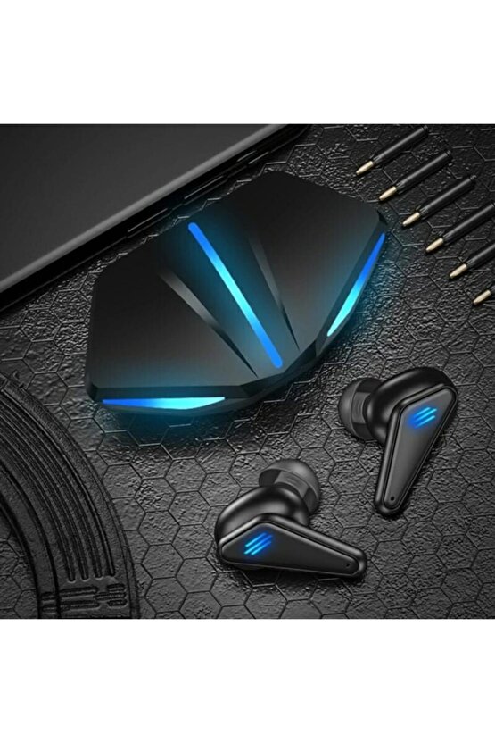 Bluetooth Lu Oyuncu Kulaklığı Kablosuz Işıklı Kulaklık