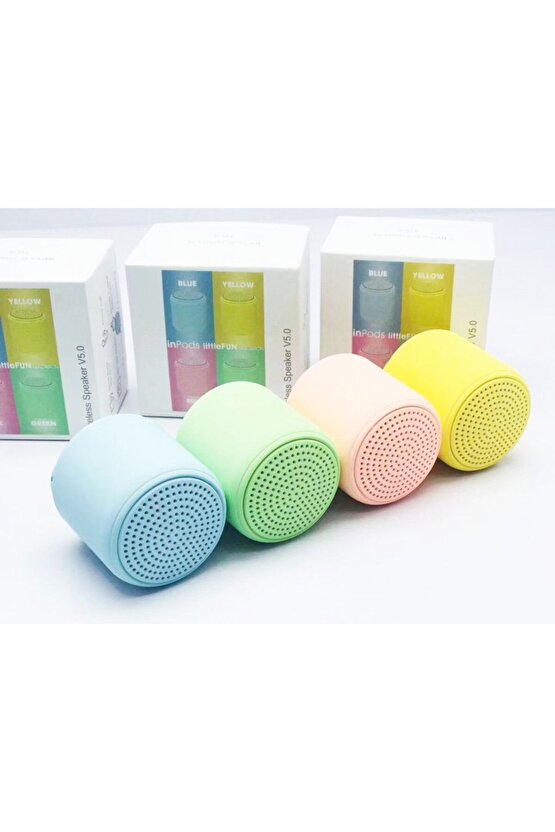 Mini Ses Bombası Bluetooth V5.0 Hoparlör 3w Wireless Speaker Inpods Little Fun