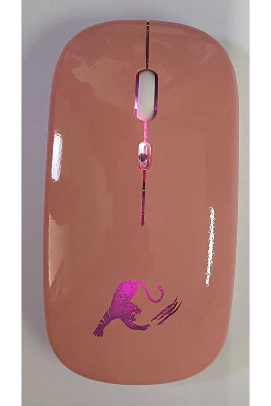 Şarjlı Kablosuz Mouse Sessiz 2.4 Ghz Usb Wireless 800-1200-1600 Ayarlanabilir Dpi Led Işıklı Slient