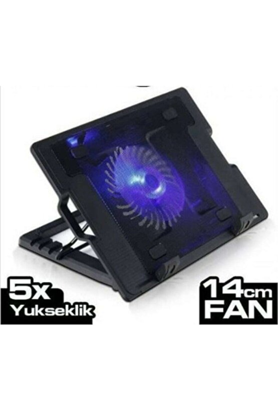 Laptop Soğutucu Altlık Cooling Pad Notebook Standı Led Işıklı Pl9951