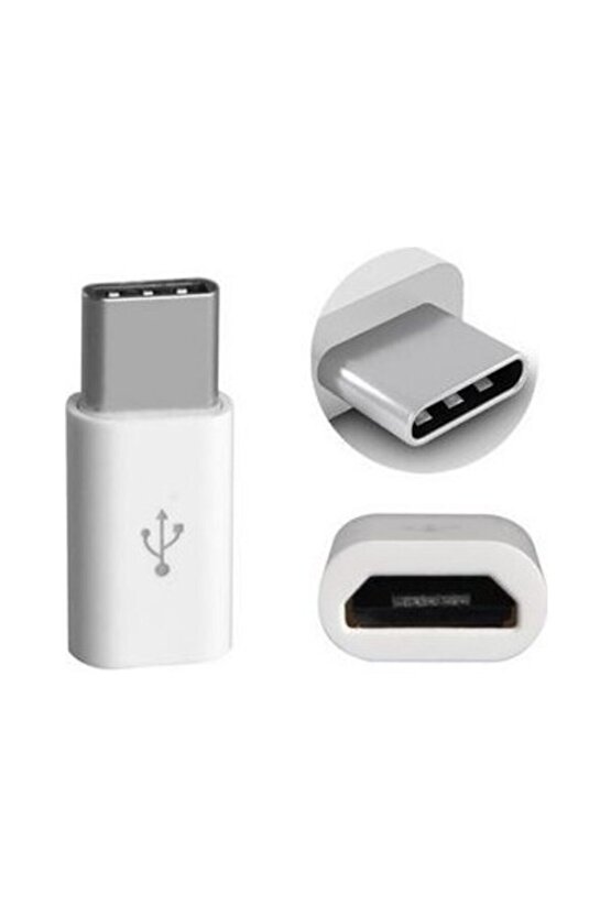 Mikro Usb To Type C Çevirici Aparat Mikro Usb Yi Usb C Ye Çeviren Otg