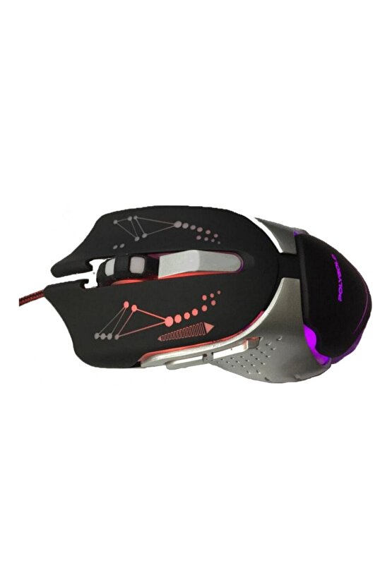 Led Işıklı Oyuncu Mouse Rgb Game Mouse 2400 Dpi Pg8813