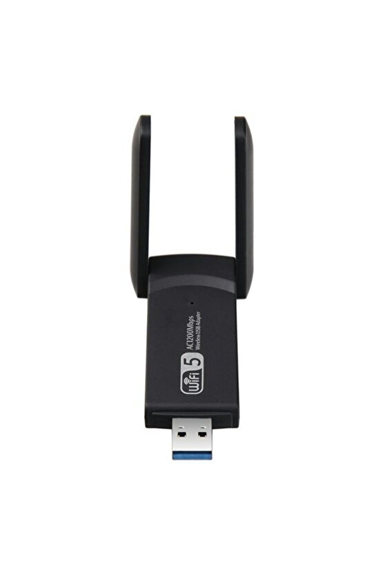 Usb 3.0 1200mbps Wifi Alıcı Adaptörü Çift Bantlı 5ghz 2.4ghz 802.11ac Wifi Anten Dongle Ağ Kartı