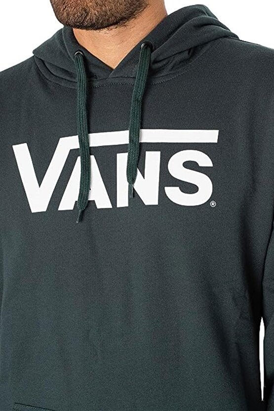 Classıc Vans Po-b Erkek Haki Kapşonlu Sweatshirt