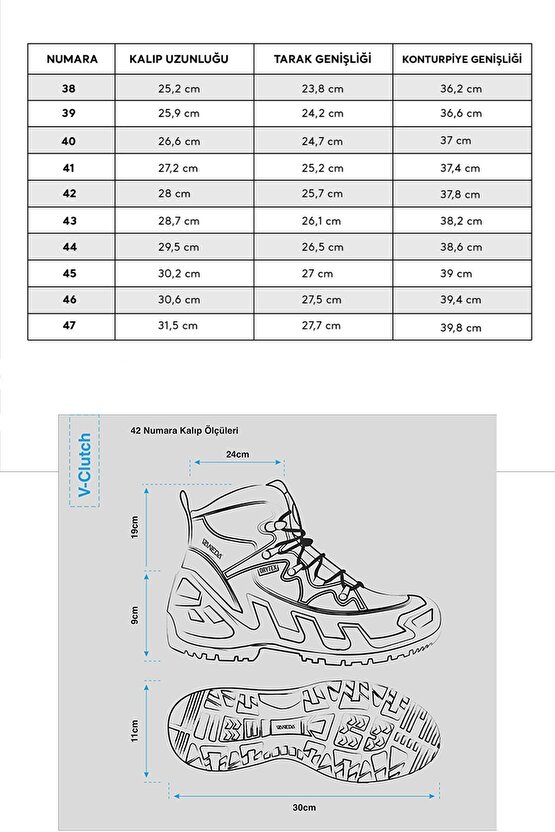 V-clutch 1347 Pro Mid Tactical Nubuk Ayakkabı