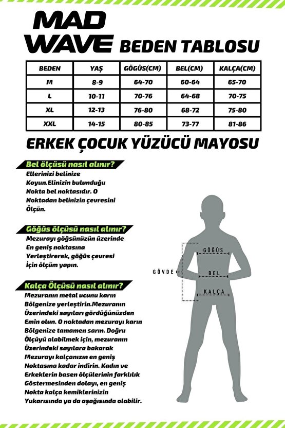 M1490 02 J3w - Junior Antichlor X-treme Yüzücü Mayo