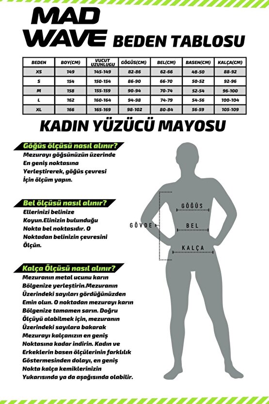 M1460-20 - Kadın Antichlor Criss Cross Yüzücü Mayo