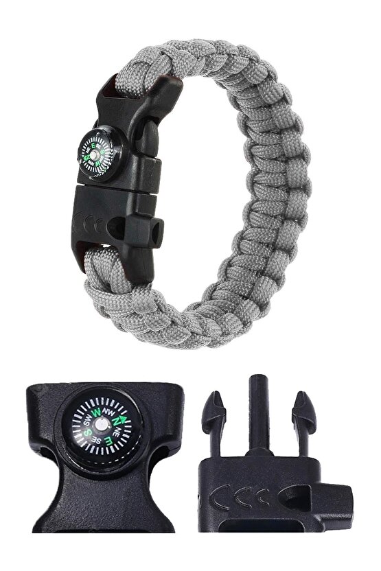 Gwfpbk - 4 Fonksiyonlu Paracord Bileklik