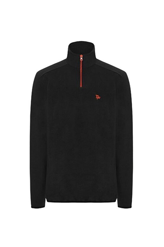 Polarline Erkek 14 Fermuar Sweatshirt Siyah (Hztp19018-syh)