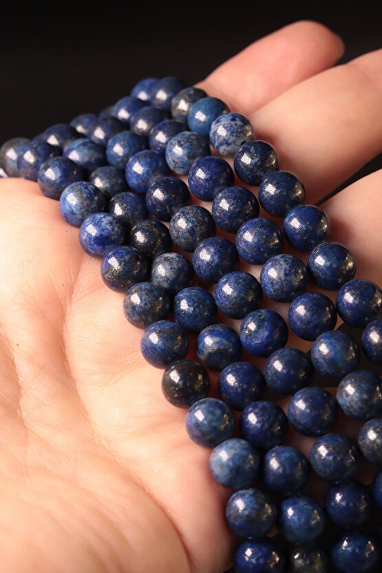 Sertifikalı Lapis Lazuli Doğal Taş Dize 8 Mm