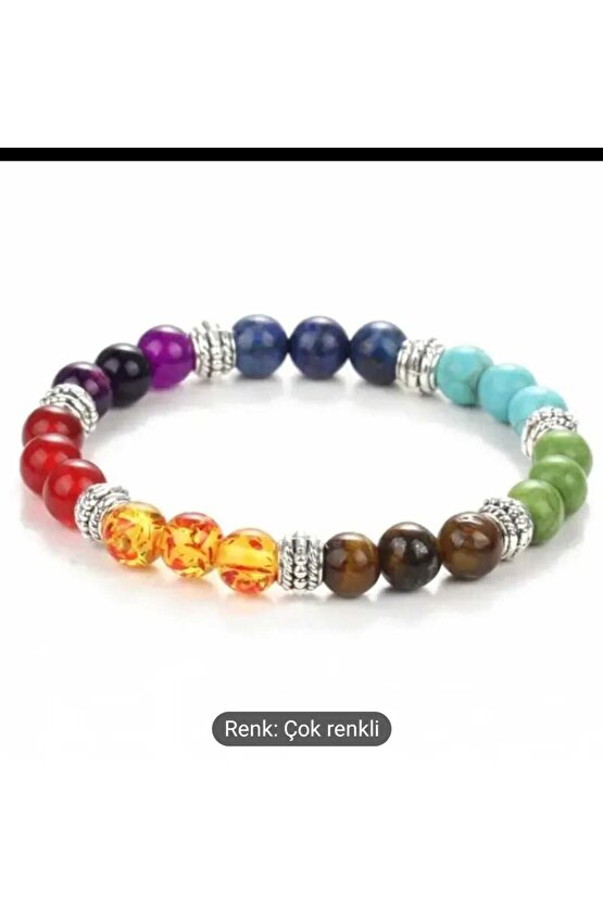 seven chakra energy stene bracelets