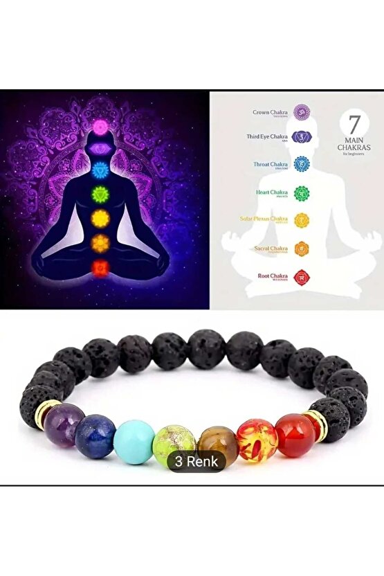 seven chakra energy stene bracelets