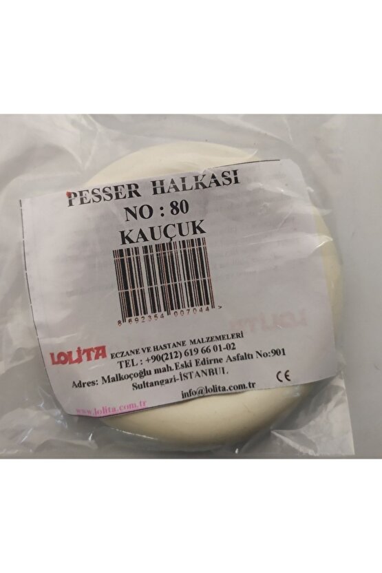 Lolab ( Lolita ) Kauçuk Pesser Halkası No: 80