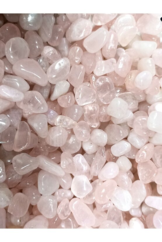 PEMBE QUARTSZ  100 GRAM TIMBIL DOĞAL TAŞ (SERTİFİKALI)(MUM YAPIMI-DEKORASYON MEDİTASYON)