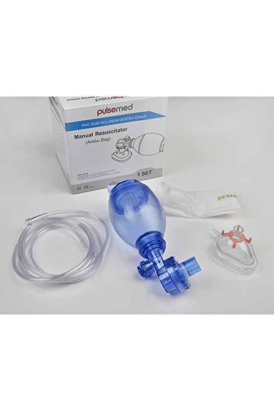 Pulsemed Solunum Cihazı PVC Pediatrik - Çocuk Ambu