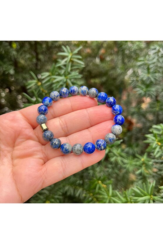 Lapis Lazuli Doğal Taş Bileklik 8 MM