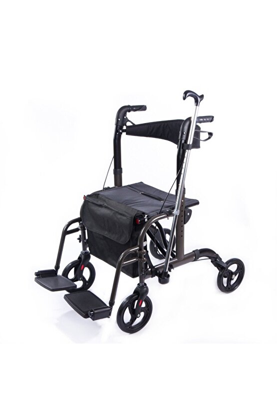 Comfort Plus DM-9124 Lüx Ayak Pedallı Alüminyum Rolatör