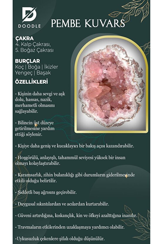 Pembe Kuvars Kırık Doğaltaş Bileklik