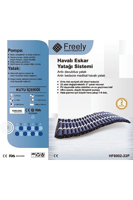 Boru Tipli Havalı Yatak Freely HF6002-22P