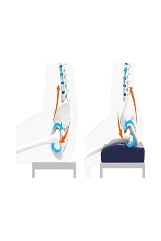 Kuyruk Sokumu Korumalı Minder Visco Coccyx Oturma Minderi