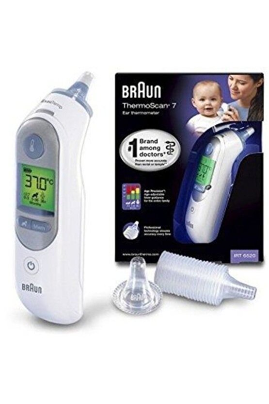 Braun 6520 İrt Thermoscan 7 Braun Kulaktan Ateş Ölçer