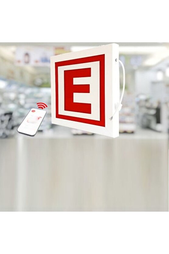 Eczane Led E-logo Ve Animasyonlu Papatya Açık Yazısı