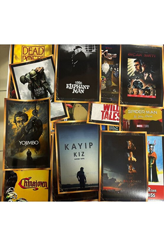 Altın Filmler - Golden Movies - IMDB Top Movies Post Cards - Wall Sticker Part 4 Poster