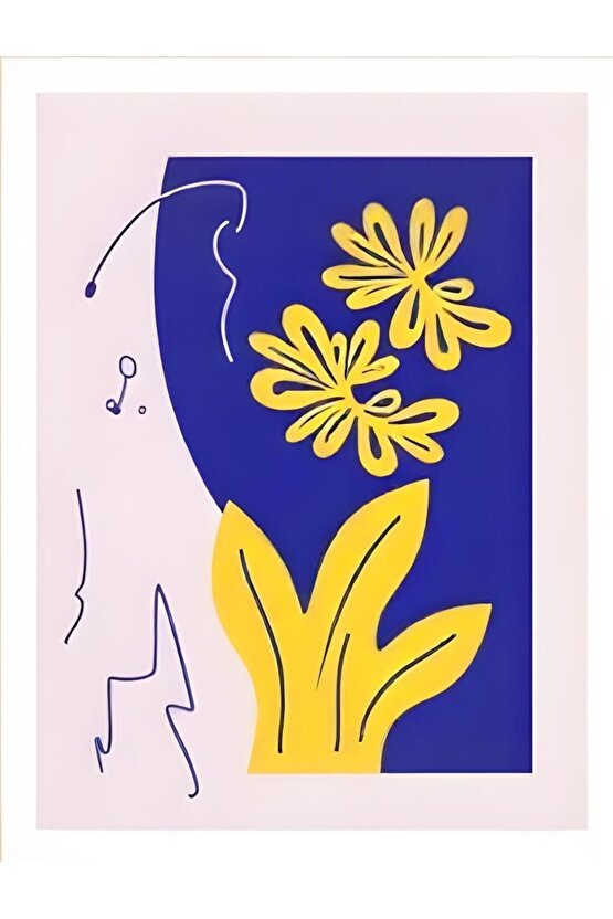 Matisse - Sanat - Soyut - Doğa - Ev - Yaşam ( 2 Li Çerçevesiz ) Poster - Afiş - Tablo NNHT307