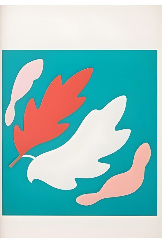 Matisse - Sanat - Soyut - Doğa - Ev - Yaşam ( 2 Li Çerçevesiz ) Poster - Afiş - Tablo NNHT222