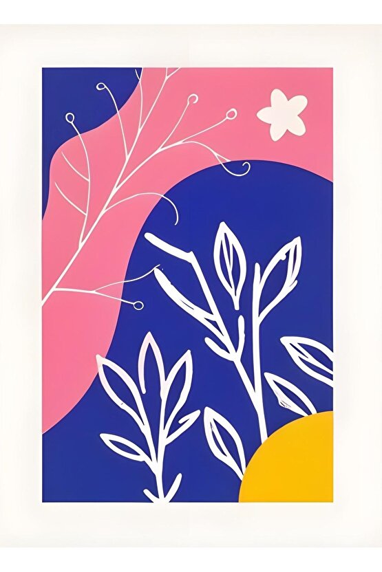 Matisse - Sanat - Soyut - Doğa - Ev - Yaşam ( 2 Li Çerçevesiz ) Poster - Afiş - Tablo NNHT301