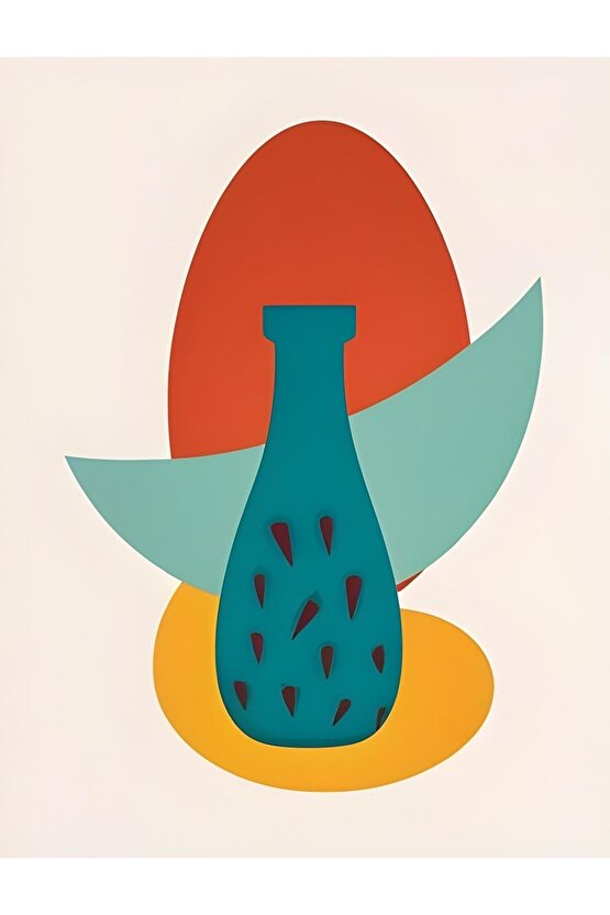 Matisse - Sanat - Soyut - Doğa - Ev - Yaşam ( 2 Li Çerçevesiz ) Poster - Afiş - Tablo NNHT178