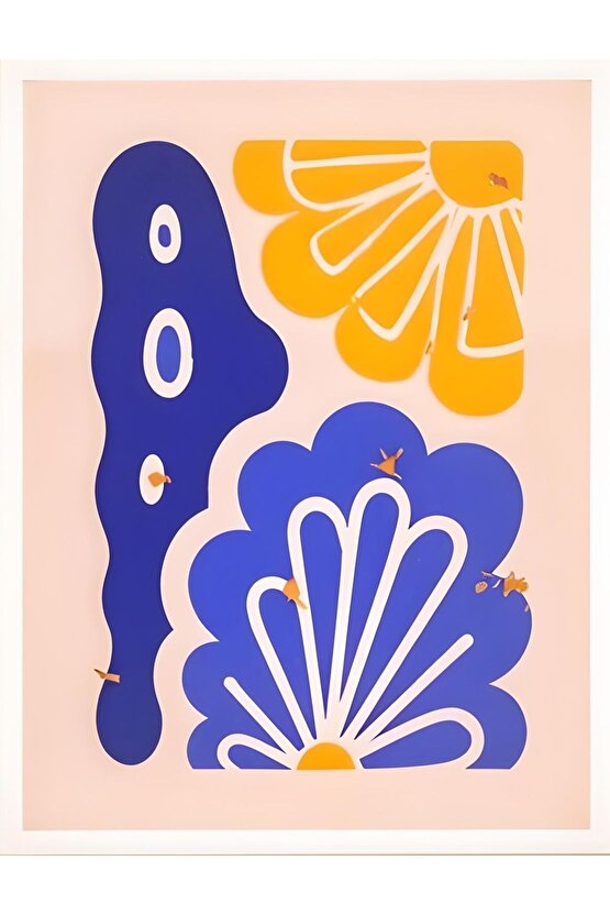 Matisse - Sanat - Soyut - Doğa - Ev - Yaşam ( 2 Li Çerçevesiz ) Poster - Afiş - Tablo NNHT299