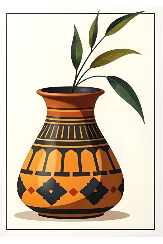 Matisse - Boho - Art Deco - Soyut - Doğa ( 3 lü Çerçevesiz ) Poster - Afiş - Tablo KR2C00181