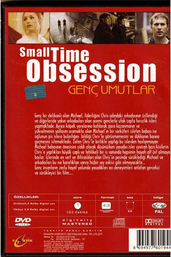 Genç Umutlar ( Small Time Obsession ) DVD Türkçe Dublaj + Altyazı