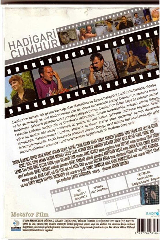 Hadigari Cumhur ( DVD ) Ambalajında