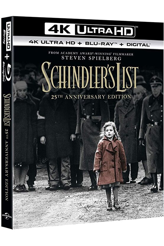 Schindlers List ( 4K Ultra HD+Blu-Ray+Bonus ( 3 Disc ) Türkçe Dublaj + Altyazı