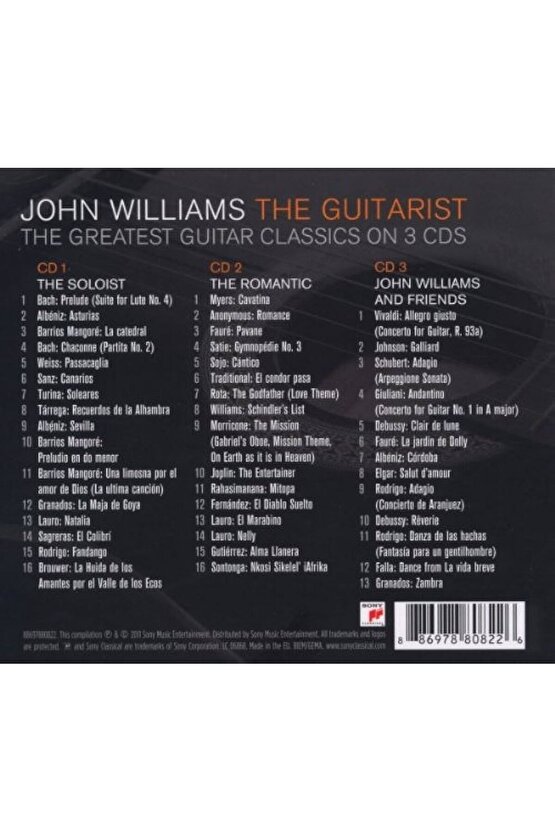 John Williams - The Guitarist (3 CD)