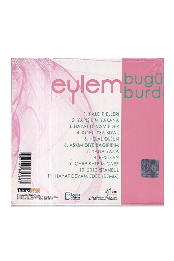 Eylem Bugün Burda ( Cd )