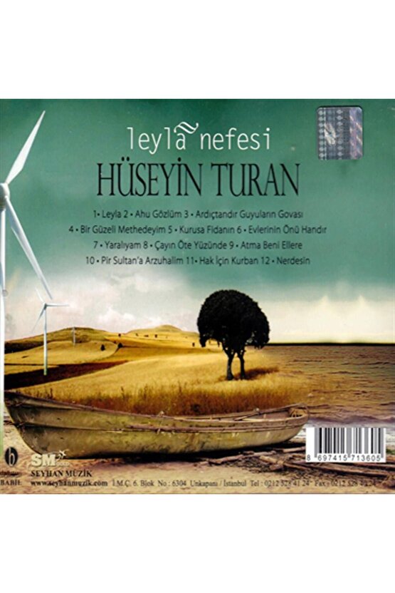 Hüseyin Turan - Leyla Nefesi - CD