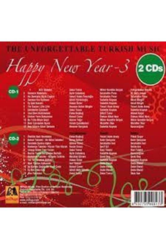 Cd - The Unforgettable Turkish Music-happy New Year 3 2cd