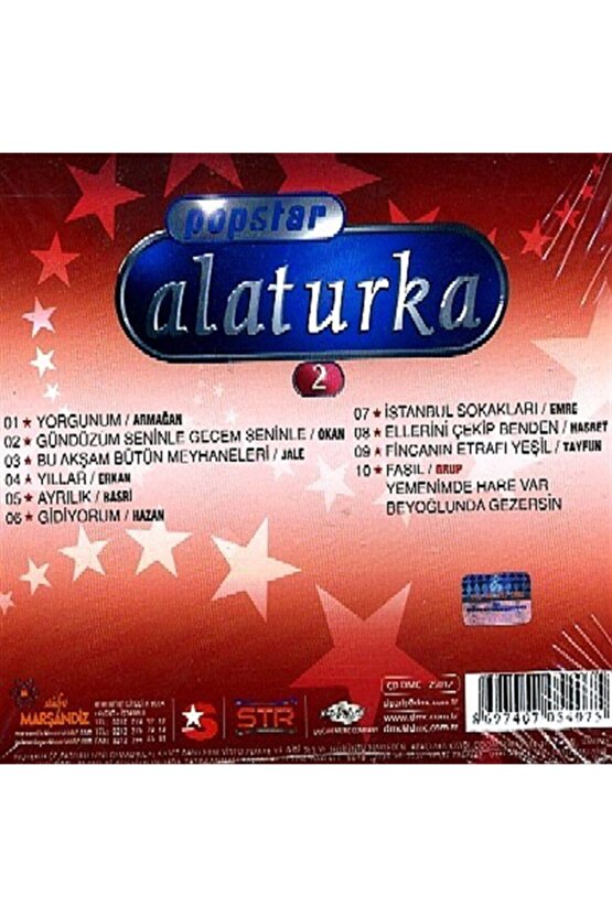 Popstar - Popstar Alaturka 2  Cd