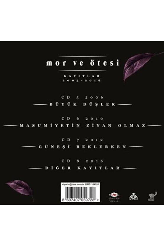 Mor ve Ötesi ( Kayıtlar 2005-2016 ) 4 CD Box Set