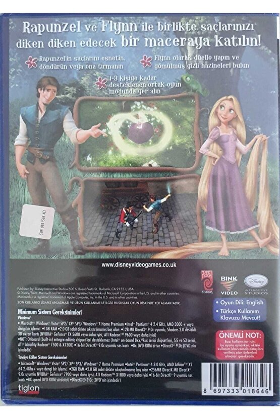 Karmakarışık (tangled ) Pc Oyun Dvd Rom