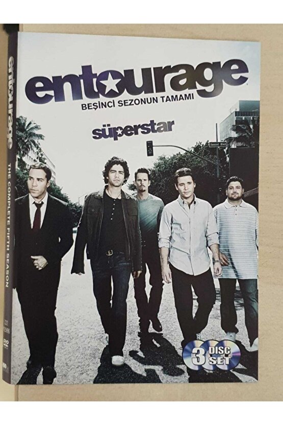 Entourage Süperstar - 5.sezonun Tamamı - 3 Dvd Türkçe Altyazı