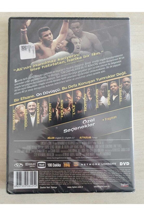 Muhammed Ali Efsanesi - Facing Ali - Dvd