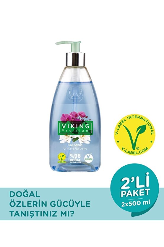 Premium Sıvı Sabun Orkide&gardenya 500 ml 2 Adet