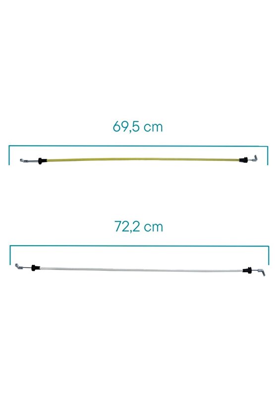 Mercedes Axor, Atego Için Kapı Iç Açma Teli-sağ-sol-set(ÇAP3.95MM)