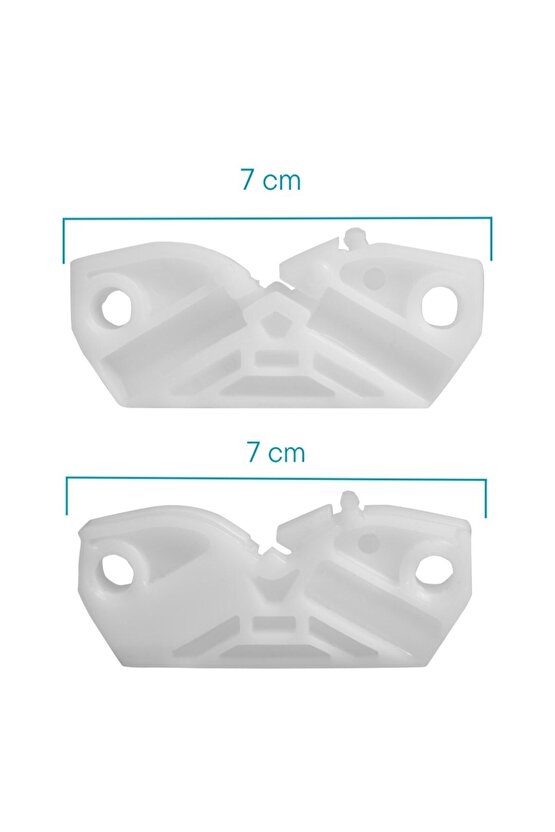 Mercedes Clk Class W209 Için Arka Cam Kriko Plastiği-sağ-sol-set